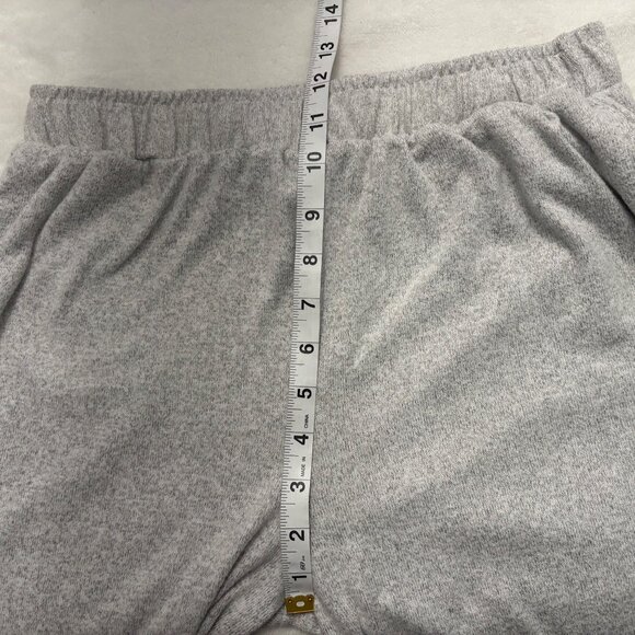 Gray High Rise Elastic Waist Soft Wide-Leg Comfortable Lounge Pants Womens M - Picture 5 of 6